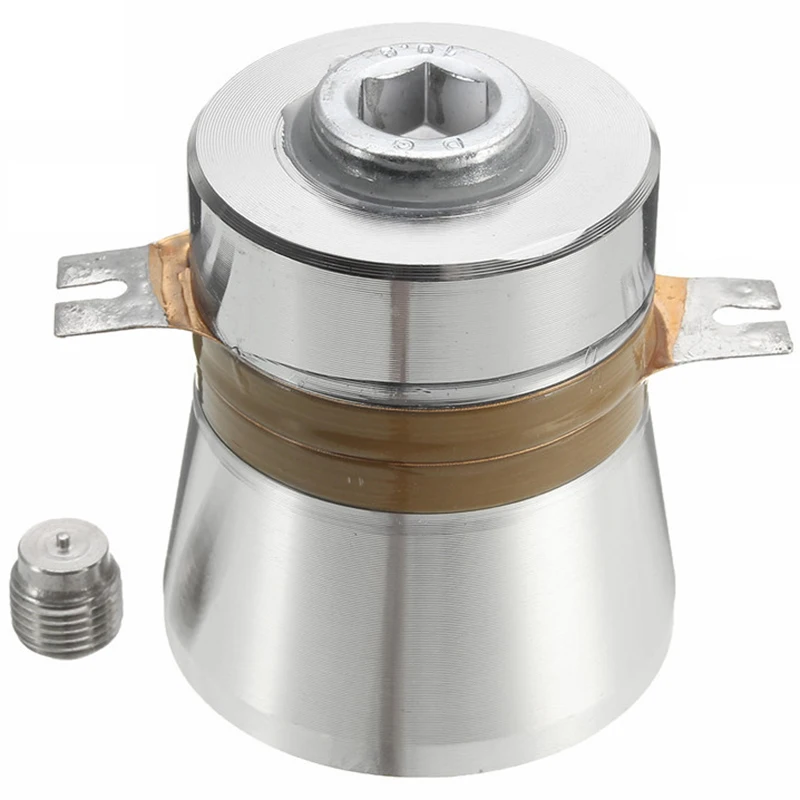 1pcs 60w 40khz High Conversion Efficiency Ultrasonic Piezoelectric Transducer Cleaner Performance Acoustic Components |