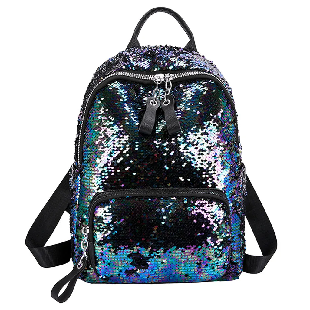 Новые рюкзаки с пайетками для женщин красочные сумки на плечо женские рюкзаки большой емкости для девочек-подростков школьные сумки рюкзак