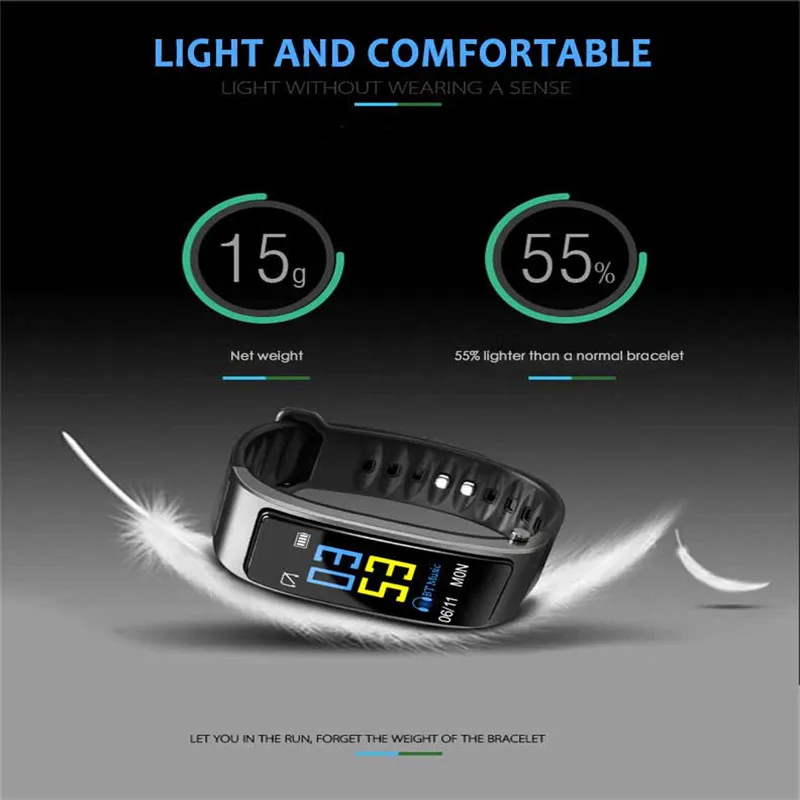 Bluetooth Y3 цветная гарнитура Talk умный Браслет монитор сердечного ритма спортивные Смарт часы Шагомер Рождество Фитнес браслет