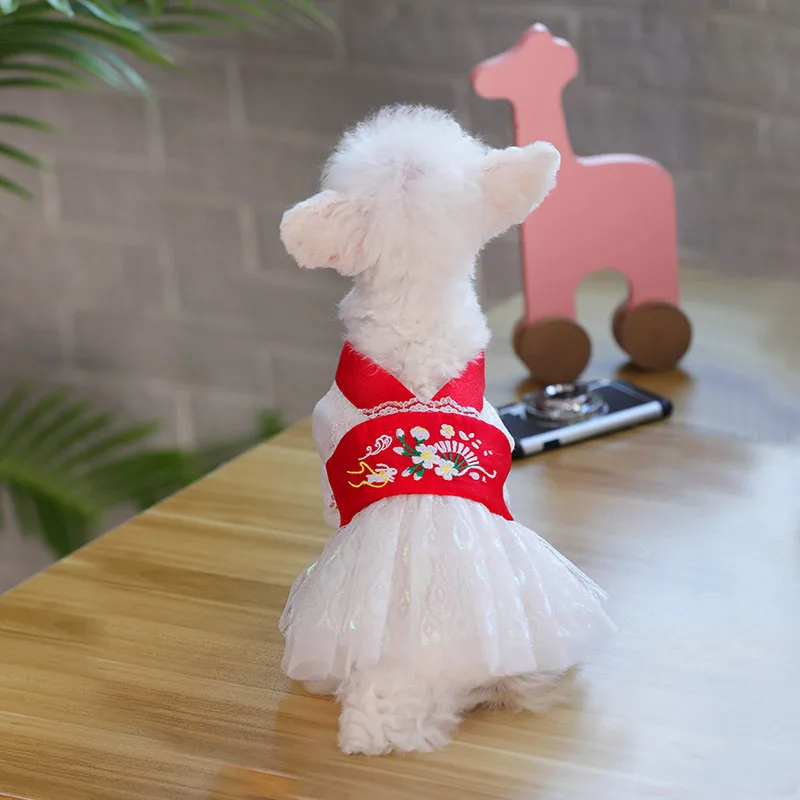 Hoopet Summer Dress For Dog Costume Pet Dog Clothes Dress Skirt For