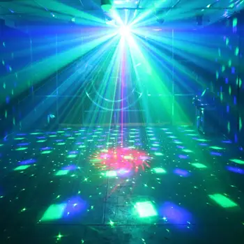

Crystal Magic Ball Stage Light 16 Patterns LED Laser Projector KTV DJ Disco Lamp Plus With Usb Cable To Carry And Charge
