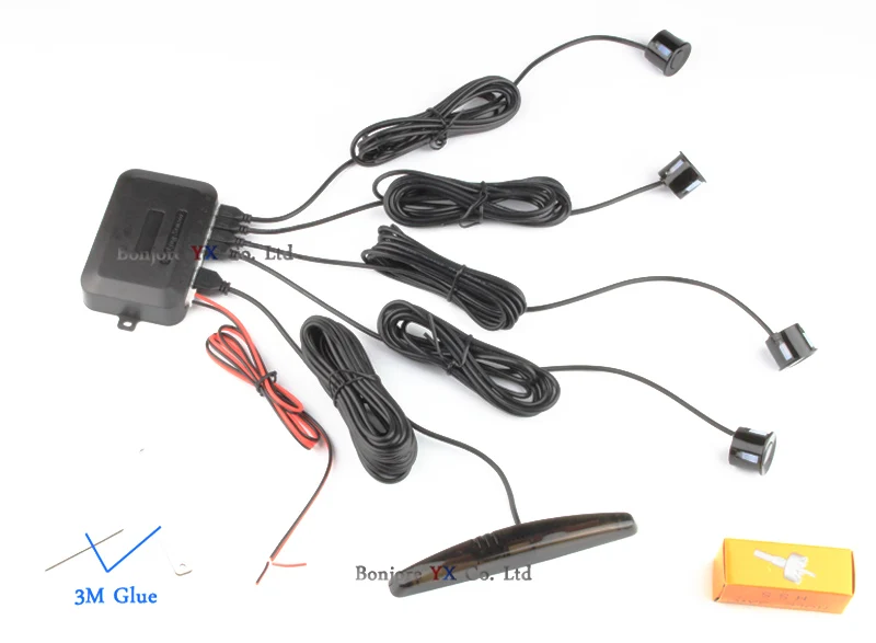 Koorinwoo парктроники автомобильные Датчики парковки 8/6/4 Датчики Резервное копирование радар-детектор для автомобиля, датчики парковки СВЕТОДИОДНЫЙ монитор системы автомобилей