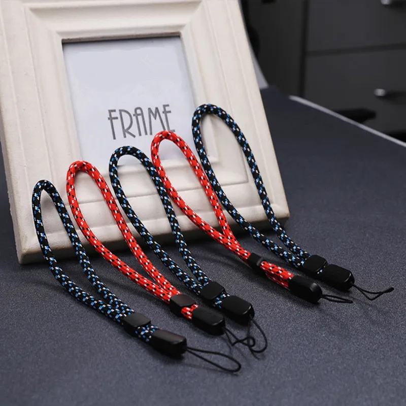 

Adjustable Braided Wrist Strap Holder rope Hand Lanyard for Phone Camera ID Card Keycord Keychain Stationery Office Accessories