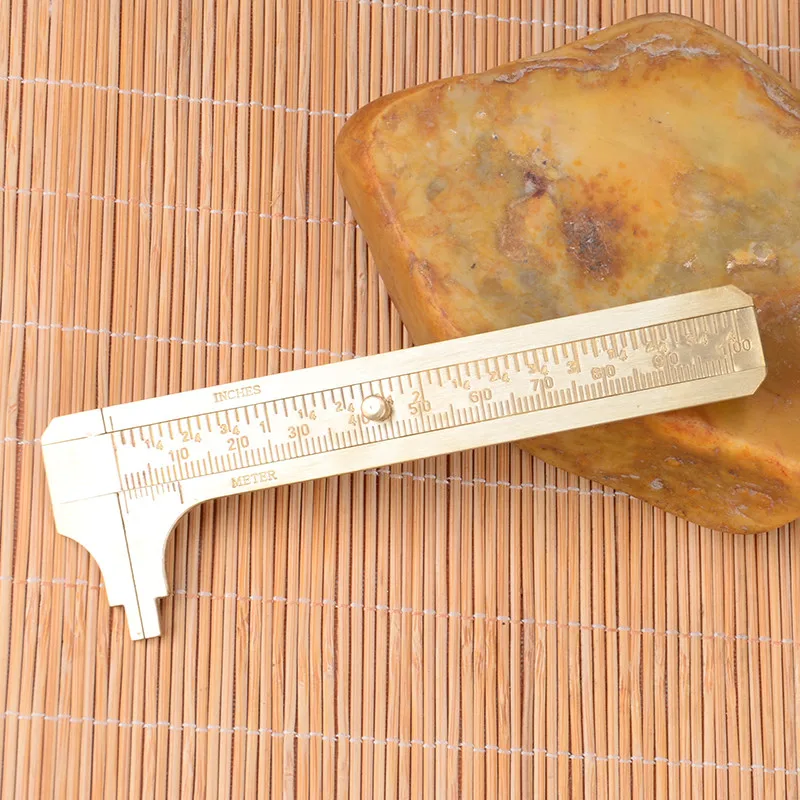 

Double scale caliper mini vernier caliper copper caliper wenwan caliper small caliper mini caliper measurement