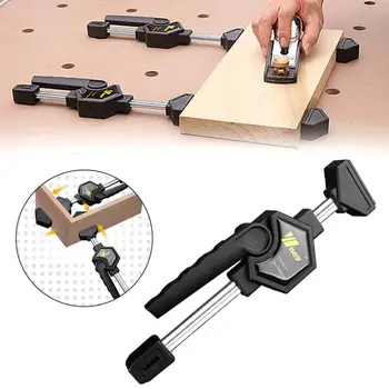 

Woodworking Desktop Clip Fast Clip Quick Clamp Fixture Adjustable Frame Quick Ratchet Release Speed Squeeze DIY Tool Set Hot