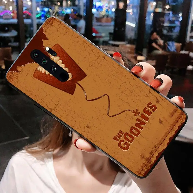 xiaomi leather case chain HUAGETOP Goonies Posters Soft Phone Case Capa for Redmi Note 9 8 8T 8A 7 6 6A Go Pro Max Redmi 9 K20 K30 Pro leather case for xiaomi Cases For Xiaomi