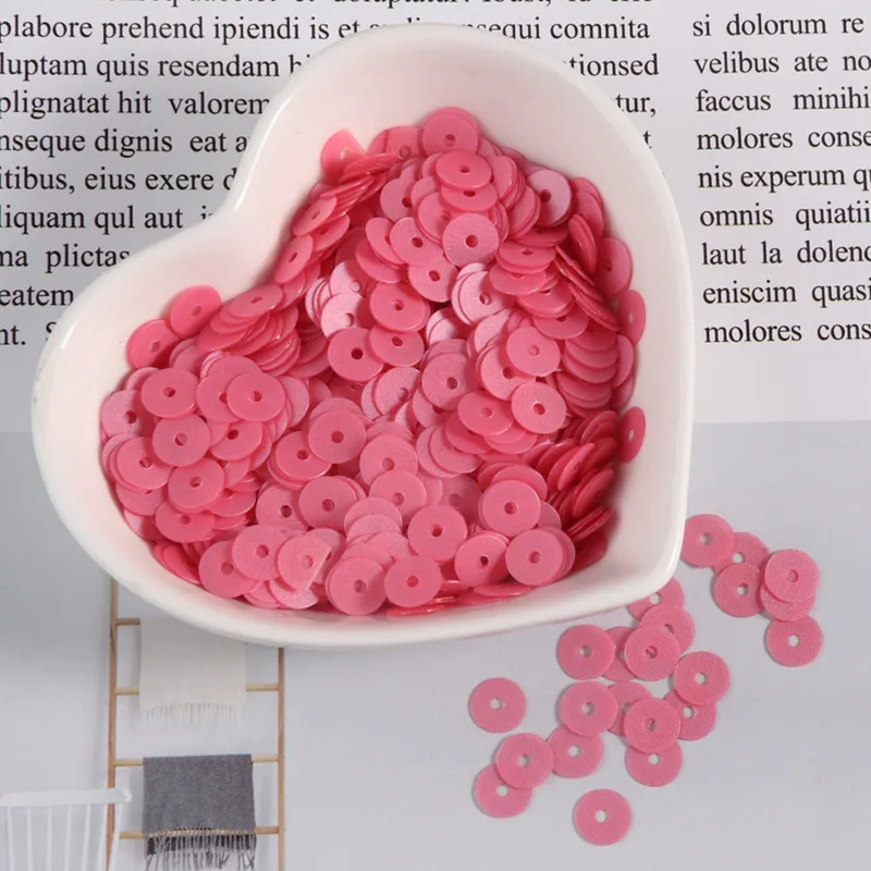 Sequin Embroidery Accessories Sequin Sewing Accessories Sequins For Crafts Sequins Accessories 10g/pack 4mm/5mm/6mm Flat Matte Round Loose Sequins Paillettes Sewing Craft DIY Accessories for Garment Lentejuelas Para Coser