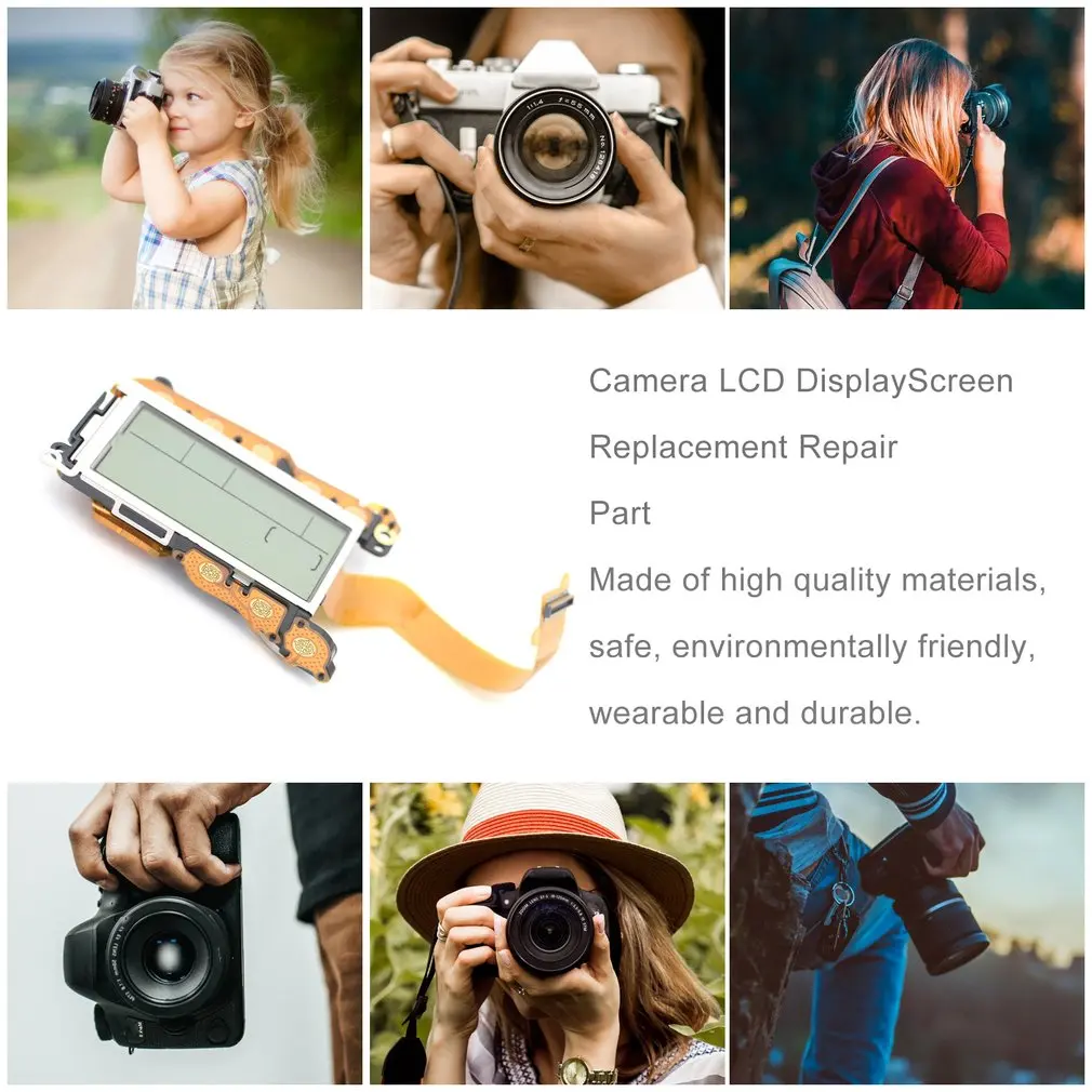 Новая Оригинальная верхняя крышка маленький ЖК-дисплей экран для Canon EOS 6D Ремонт камеры Часть