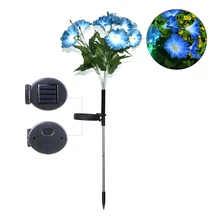 Наружная лампа с солнечной батареей, водонепроницаемая Белая светодиодная Ландшафтная лампа для сада, патио, лужайки, двора, тропинки, свадьбы