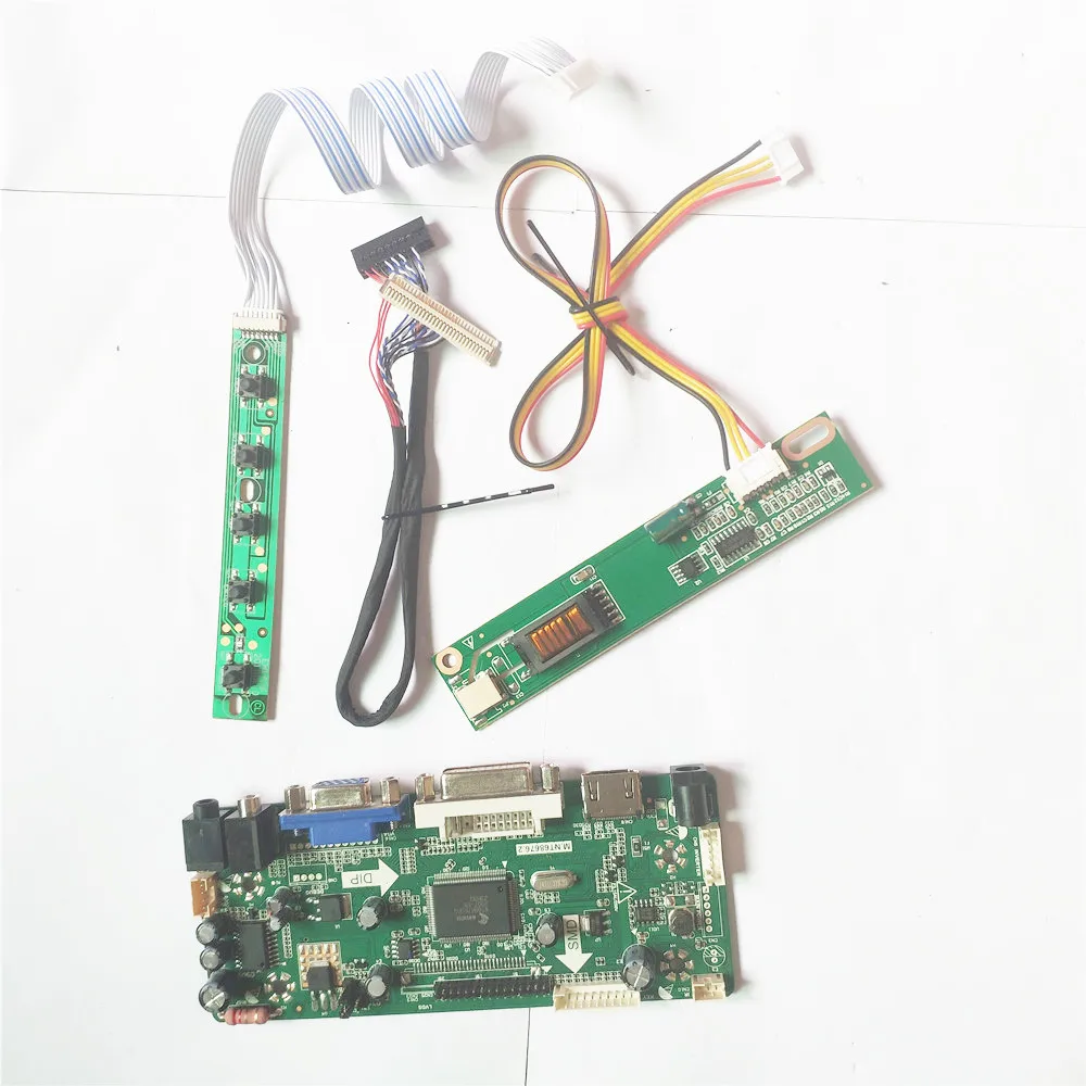 Для QD14XL07 QD14XL12 M.NT68676 плата контроллера LVDS 30Pin CCFL ЖК-мониторная панель 1024*768 14 1