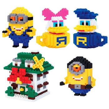 

Mini Building Block 10 Mm * 10 Mm 24 Colors About 1250 Bags Toy Cartoon Model Block Soft Plastic Blocks Children Toy DIY Gift