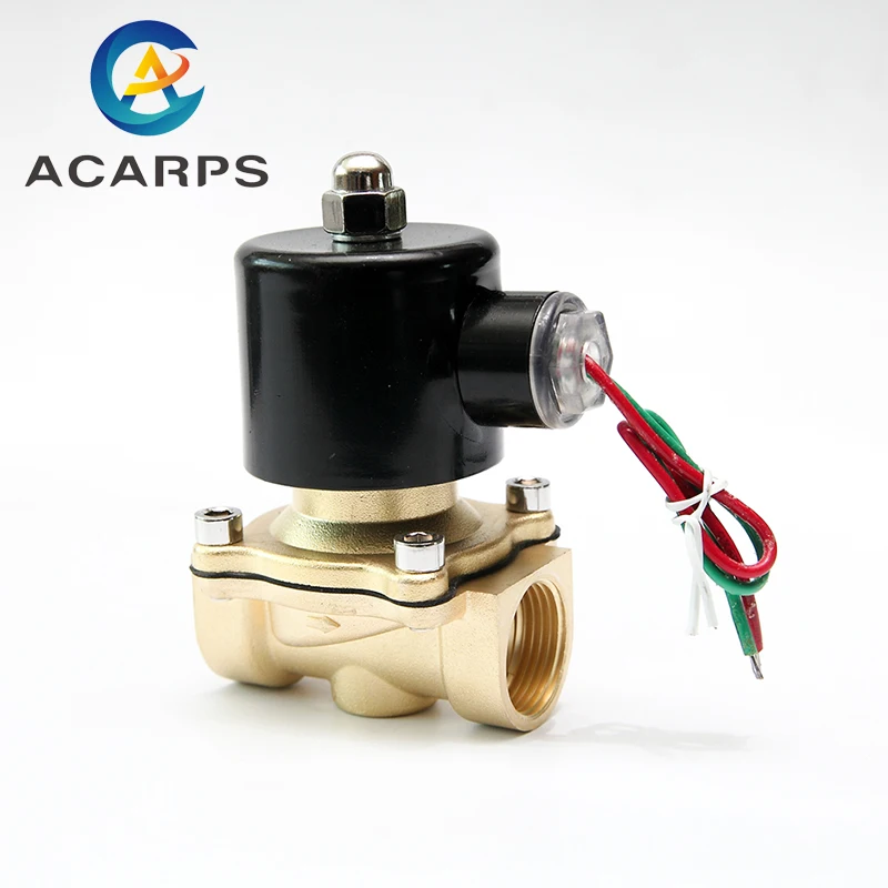 1/8" Inch Plastic Electric Air Gas Water Solenoid Valve NC 110/120V AC DIN 