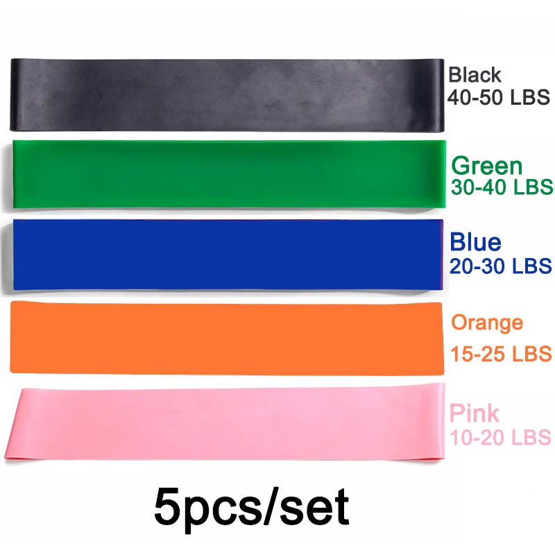 50 см резинки для пилатеса, набор резиновых петель для фитнеса, бодибилдинга, физической силы, жгут для тренировок, для дома, йоги, расширитель