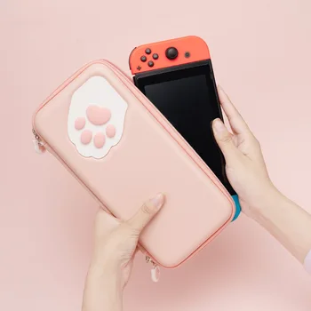 

Nintend Switch Case Cat Claw CP Storage Bag NS Silicone Hard Shell Cover Box For Nintendo Switch Lite Game Console Accessories