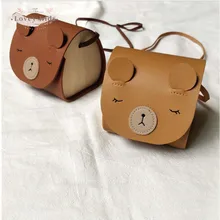 

PU Wooden Patchwork Children Bag 2021 Toddler Girls Cartoon Cute Lovely CrossBody Mini Bag Purse Kids Messenger Shoulder Bags
