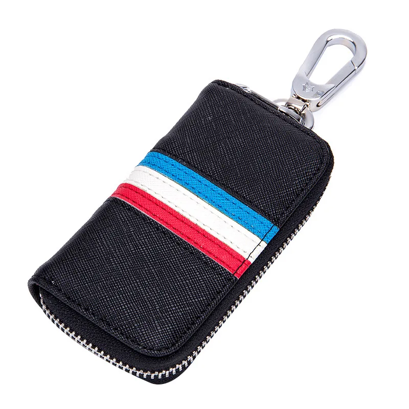 Genuine Leather Car Key Holder For Men Business Wallet Housekeeper Keys Male Door Chain Pouch Case for bmw benz audi | Автомобили и