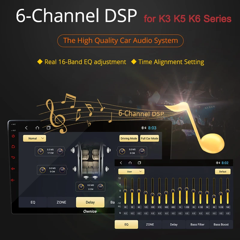 Ownice DSP 4G 64G Автомобильный dvd-плеер Android9.0 gps Авторадио K3 K5 K6 для Duster/Captur/Lada/Xray 2/Logan 2/Dacia/Sandero Автомагнитола