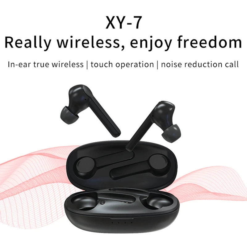 TWS наушники беспроводные эргономичные Bluetooth 5 0 спортивные стерео гарнитура с