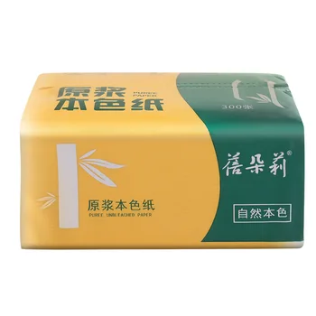 

1 packaging of natural bamboo pulp paper, household tissue, toilet paper, tissue paper for infants