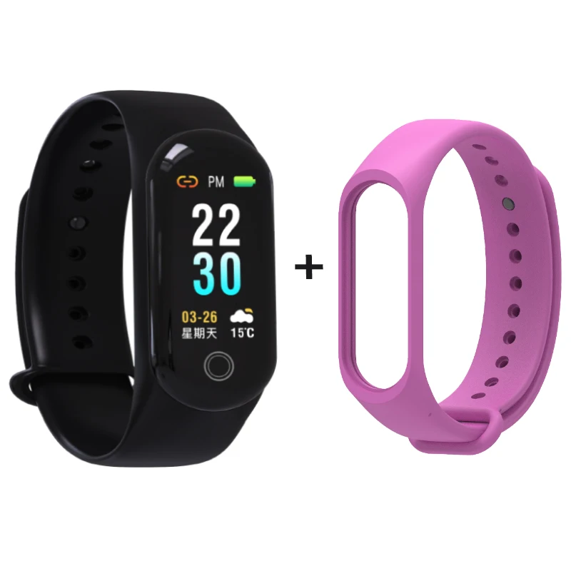Смарт-браслет M30 фитнес-трекер многоязычные спортивные часы для мужчин и женщин пульсометр и кровяное давление браслет для Android iOS - Цвет: As shown19