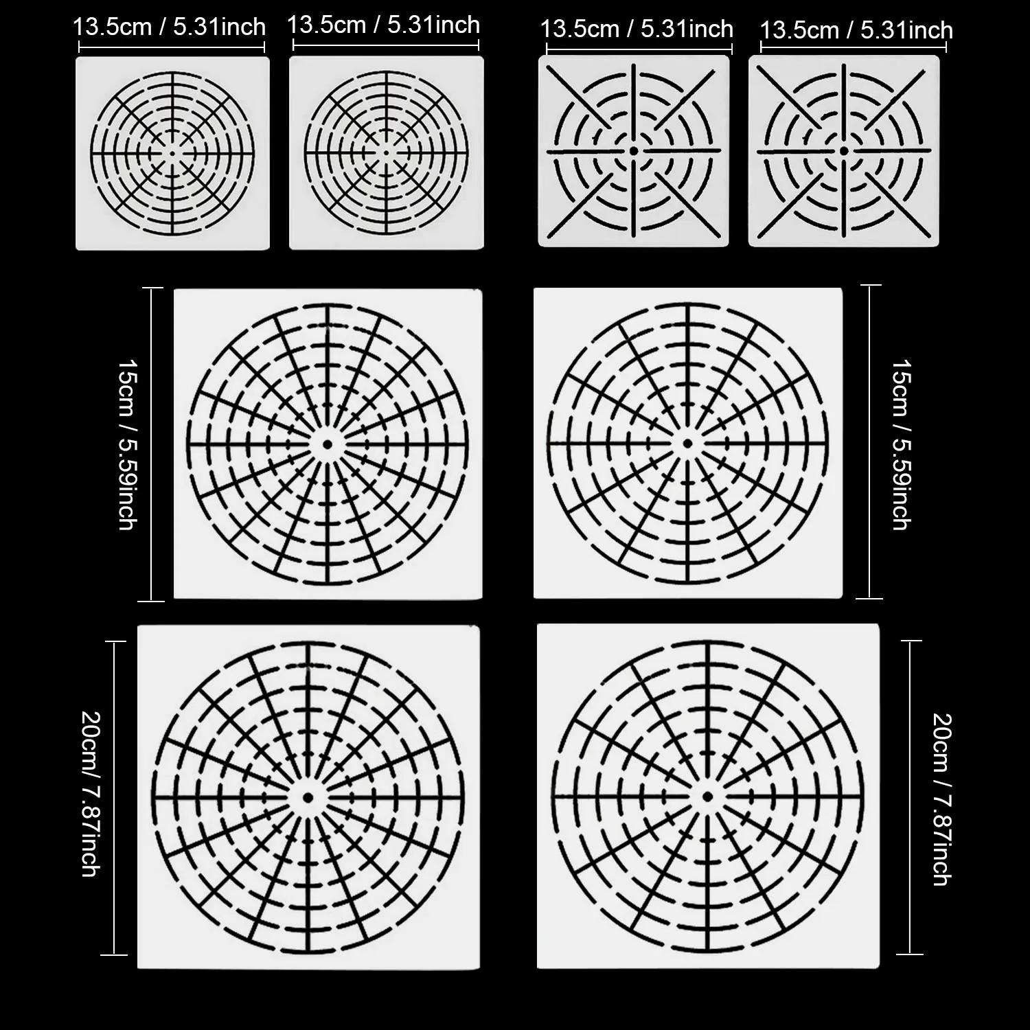 Penta Angel 13Pcs Dot Painting Template Stencils Reusable Dotting Stencil Tools Set for Art Projects DIY Painting on Stone Rock Wood Airbrush Walls Penta Angel 13Pcs Dot Painting Template Stencils Reusable Dotting Stencil Tools Set for Art Projects DIY Painting on Stone Rock Wood Airbrush Walls