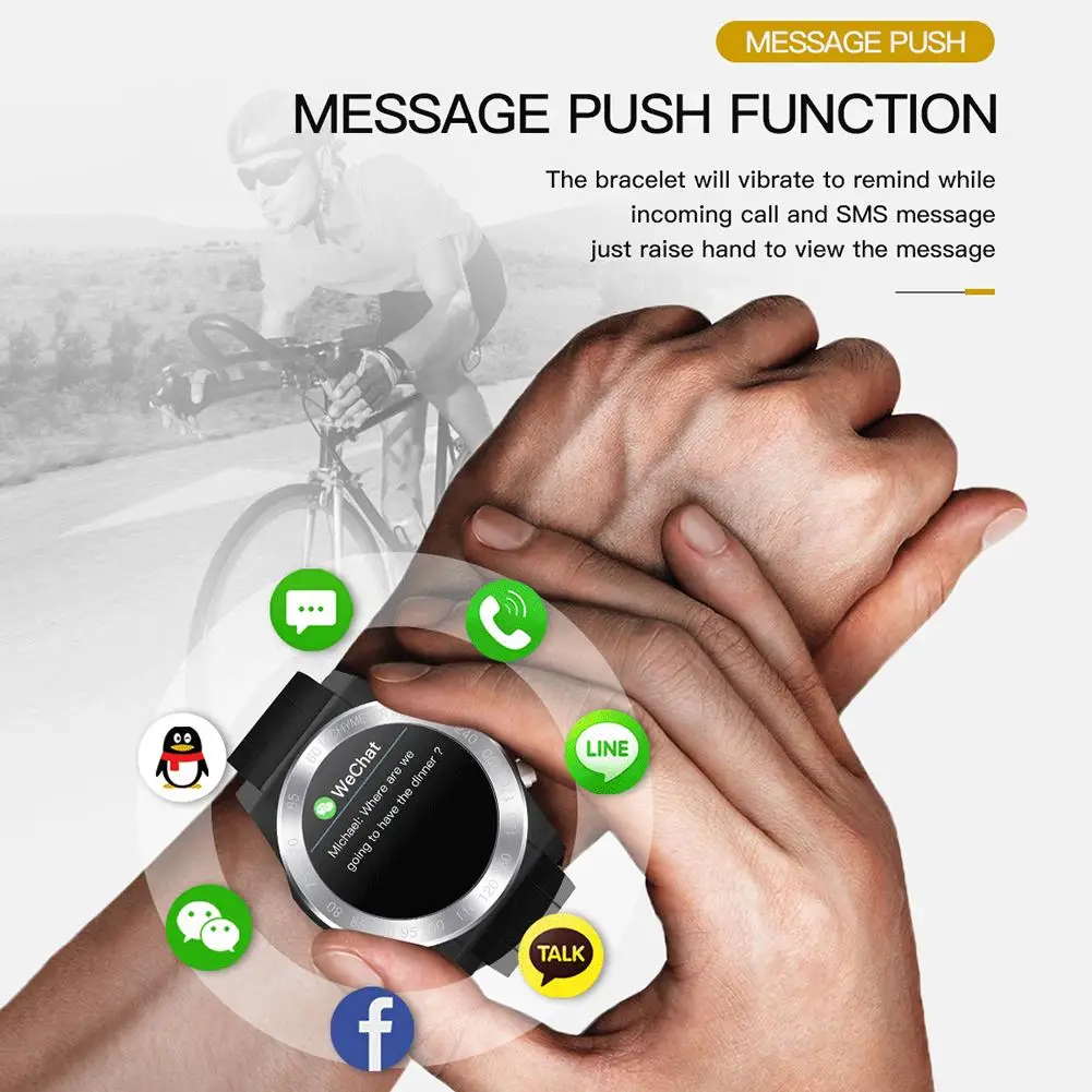 CK25 Smart Watch Heart Rate Blood Pressure Step Monitoring Information Call Reminder Fitness Waterproof Sports Bracelet