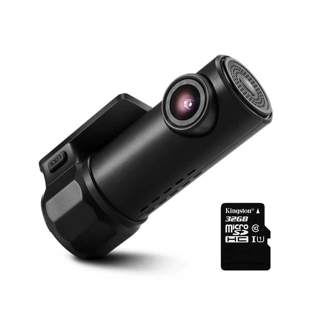 AOSHIKE Автомобильный видеорегистратор Камера Dashcam 170 градусов WiFi Автомобильный видеорегистратор 720P видео регистратор рекордер g-сенсор ночное видение видеорегистратор - Название цвета: With 32GB TF Card