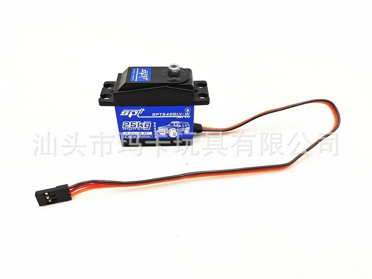 

1: 8-1: 10 Remote Control Car Spt5425lv-w 25kg Large Torque Metal Gear Steering Gear Climbing Car Accessories