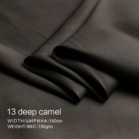 16Deep camel Bemberg cuprammonium хлопок гладкие зимние кашемировые пальто подкладка высокое качество ткани одежды - Цвет: 16Deep camel
