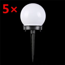 5 шт/лот светодиодный садовый светильник на солнечной батарее, водонепроницаемая лампа, уличный походный светильник для газона, Ночной светильник, s солнечный ландшафтный светильник, светодиодный светильник