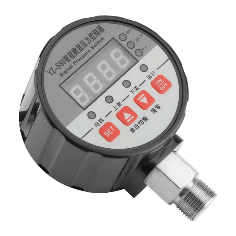 

Relay Switching Signal Digital Pressure Switch Multi-function Pneumatic For Air Compressor