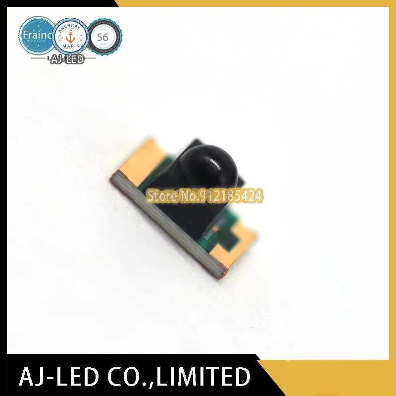 10pcs/lot HIR26-21B/L423/CT infrared emission tube SMD 1206 wavelength 850nm convex head ±20° billion light | Электронные
