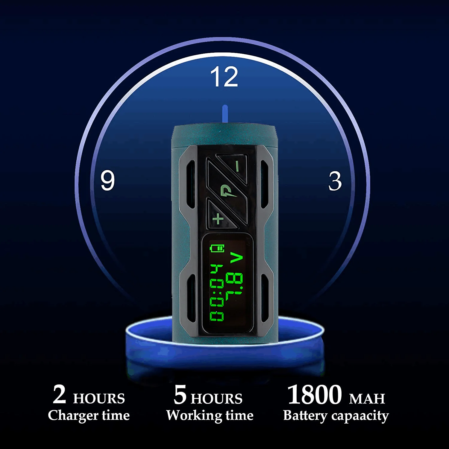 Ez p2s-ワイヤレスタトゥーペン,3.5〜4.0mm,使い捨て,ポータブル