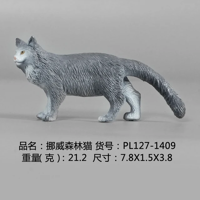 Realistic Hand Painted Persian Cat Models Toys PVC Action Figure Animal Figurine Doll Home Decor Gift Educational Toy For Kids 5