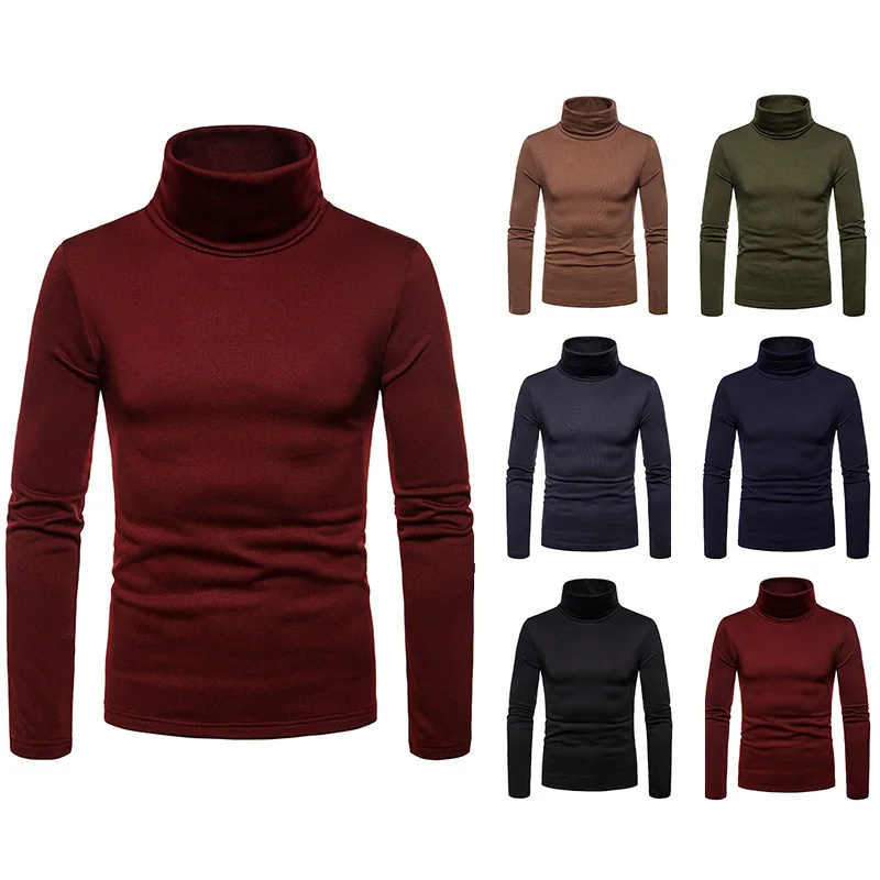 red velvet turtleneck mens
