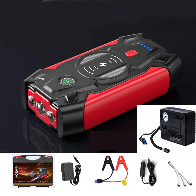 Power Bank 39800mAh Car Jump Starter Qi Wireless Charger Powerbank - Main Image