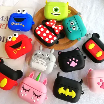 

Cute Wireless Earphone Case For Apple AirPods pro case Silicone Charging Headphones Case for Airpods pro Protective Cover