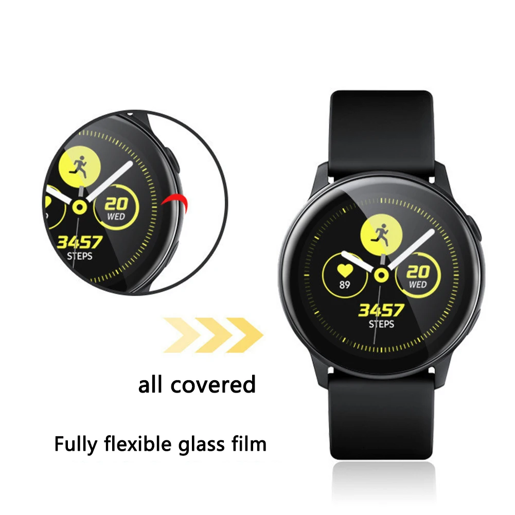 Watch Film HD Transparent Tempered Glass Scratch Proof Oil Proof Full Screen Soft Plating Anti Explosion for Samsung