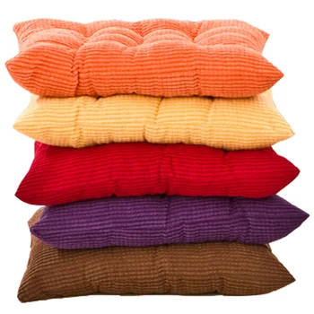 

1 Piece Home Seat Cushion Thicked Solid Chair Cushion Printed Office Seat Pad Household Sitting Cushion Warm Chair Pad For Home