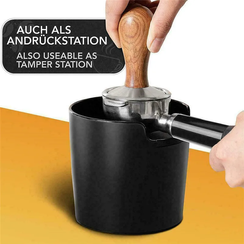 

High Quality Coffee Powder Residue Box Non-Slip Detachable Coffee Machine Grounds Recycling Bucket Coffee Knock Box Trash Bin