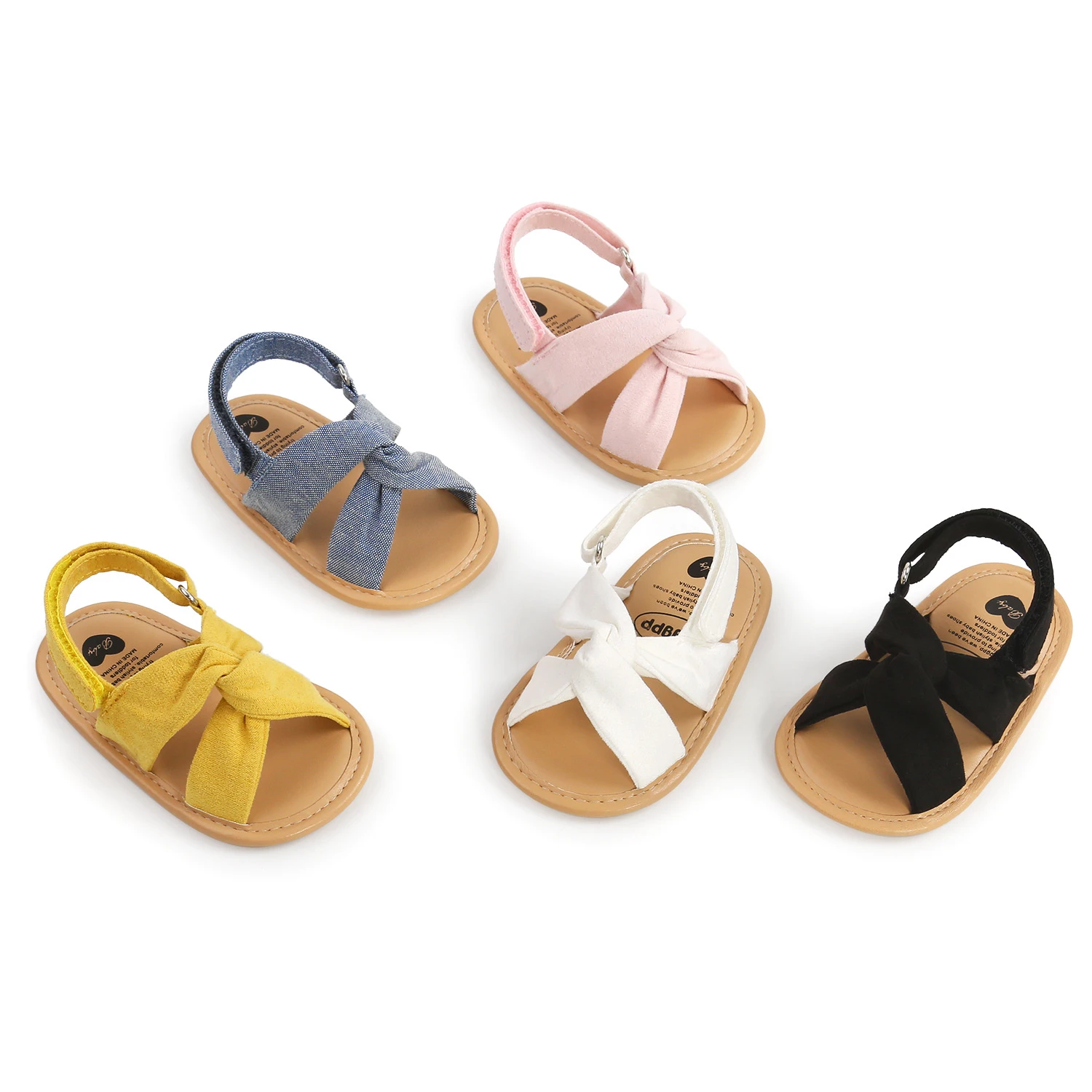 Zapatos informales con cordones para bebés sandalias suaves antideslizantes para primeros pasos 
