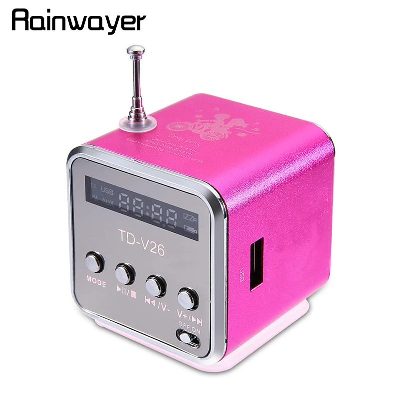 mini digital fm radio speaker