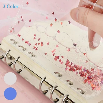 

PVC Transparent File Small Things Keeper for 6 Holes Loose Leaf Spiral Binder