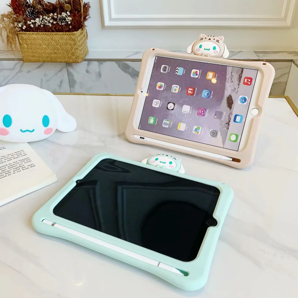 Дети мультфильм крышка для iPad 10,2 9,7 Pro 9,7 10,5 11 Air 1 2 3 4 планшета чехол силиконовый защитный чехол с подставкой чехол с ручкой слот