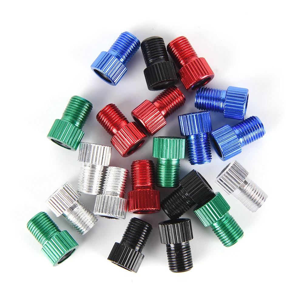 4pcs Presta to Shrader Valve Adapter Bicycle Road Bike Tire Valve Adapters Tube Tool Converters Cycling Bicycle Accessories afbeelding