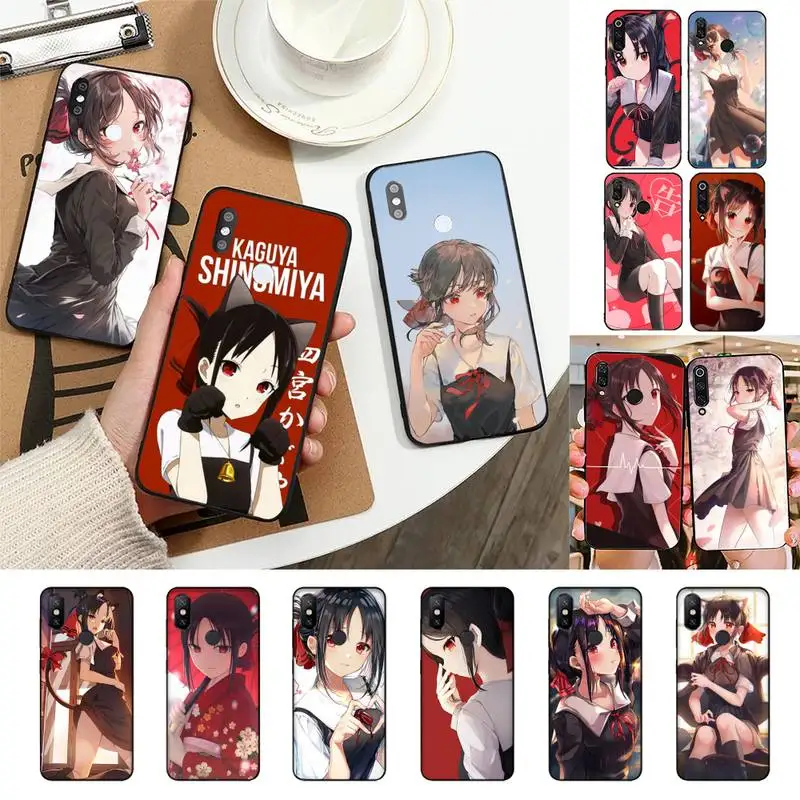 TOPLBPCS Kaguya Sama Love Is War Shinomiya Phone Case For Redmi Note 7 5 8A Note8pro 9Pro 8T Coque for note6pro Capa | Мобильные