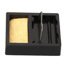 Паяльная станция цифровая мини электрическая подставка для паяльника с губкой высокотемпературный устойчивый, для сварочных работ