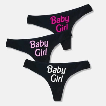 

Womens Funny Panties Lingerie G-string Briefs Underwear Sexy Thongs Letter Printed Underpants Free Shipping Underwear Women