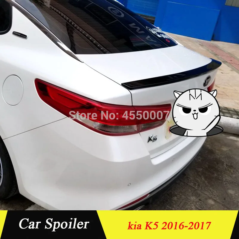 

For Kia K5 Rear Roof Spoiler ABS Plastic Material Rear Trunk Lip Boot Wing Spoiler For Kia K5 Optima 2016 2017