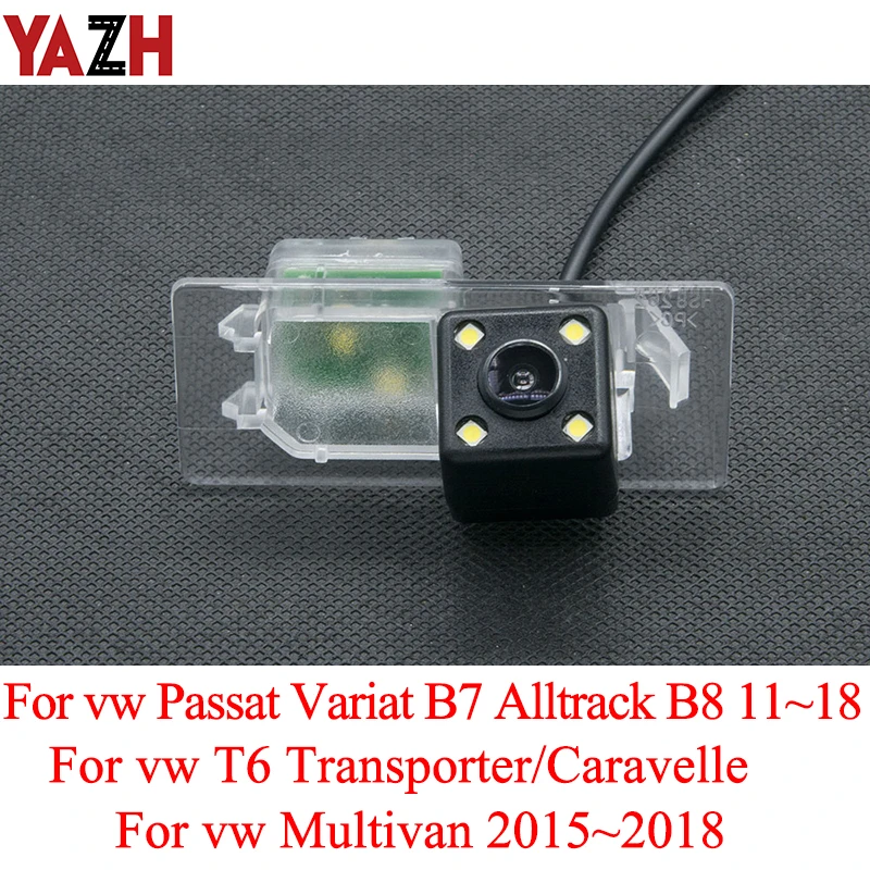 YAZH HD камера заднего вида CCD для vw T6 Transporter/Caravelle/Multivan 2015 ~ 2018/для Passat Variat B7 Alltrack B8 2011
